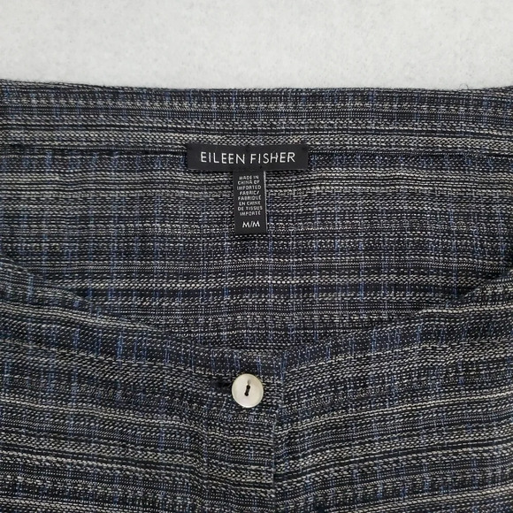 Eileen Fisher Coastline Linen Stripe Shirt  - Picture 7 of 11